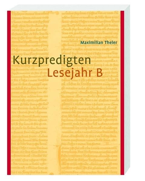 Kurzpredigten Lesejahr B Religion & Esotericism
