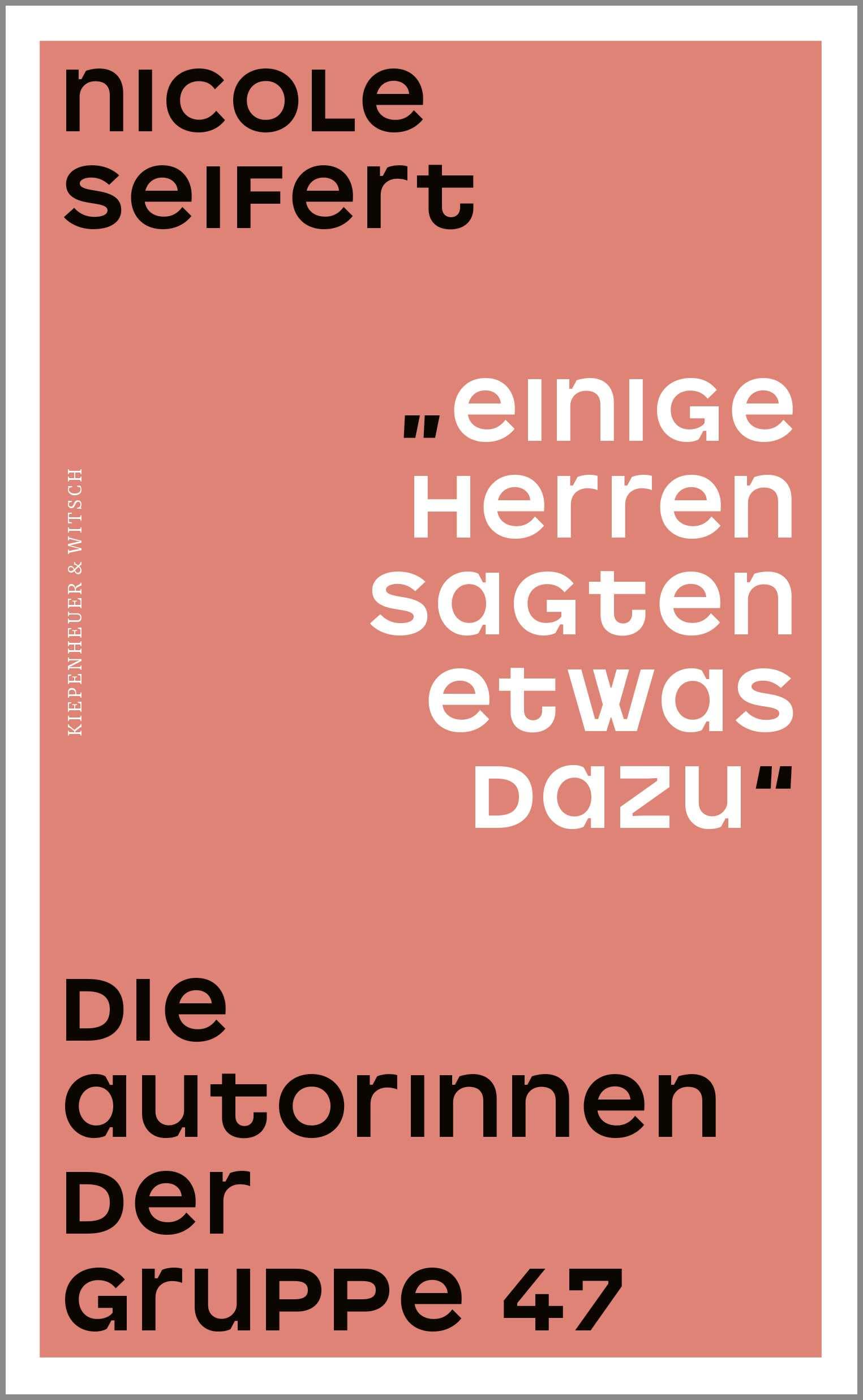 "Einige Herren sagten etwas dazu" Books