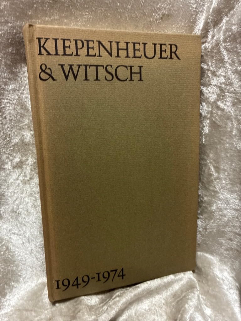 Kiepenheuer & Witsch 1949-1974 Books