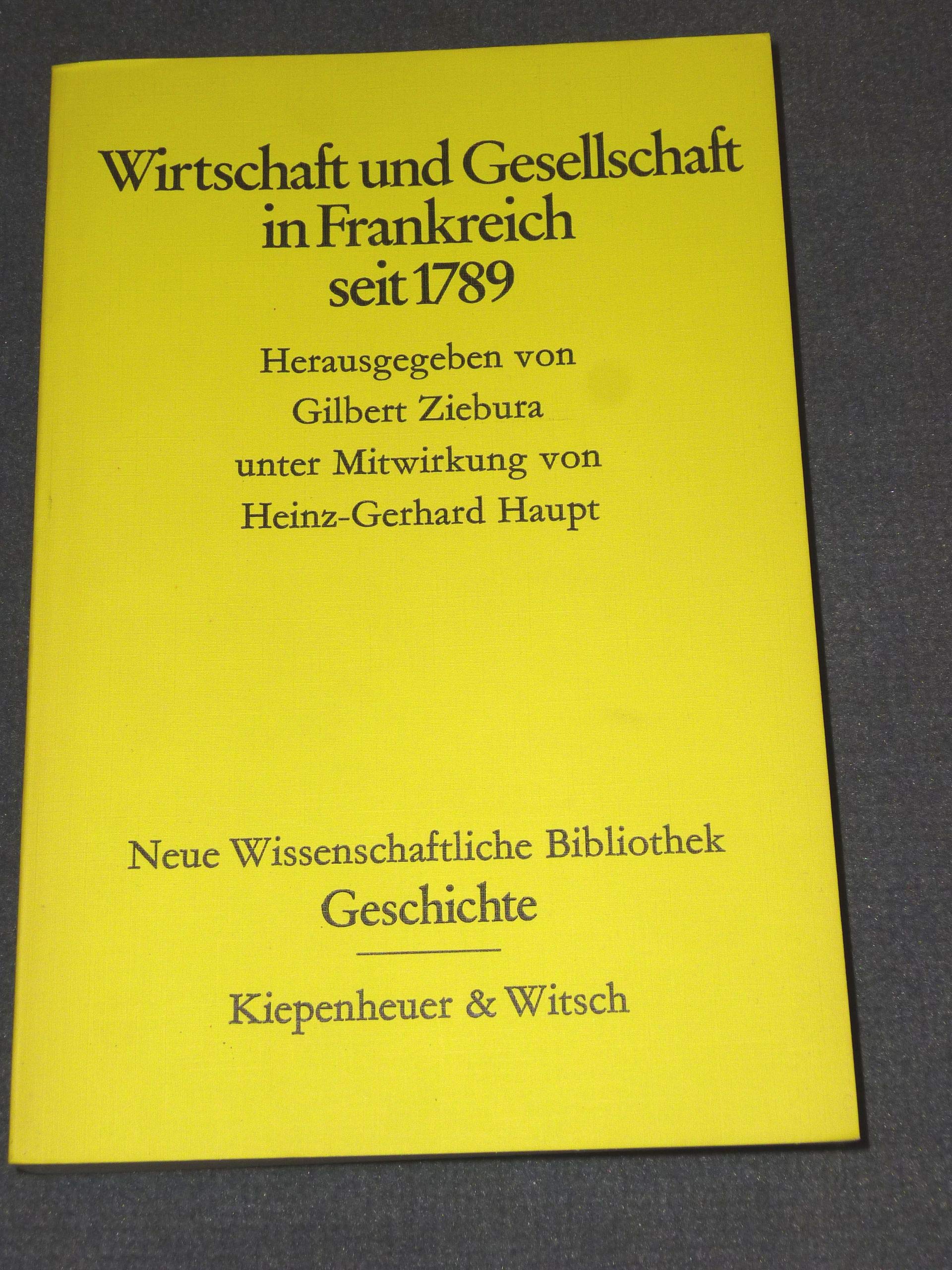 Wirtschaft und Gesellschaft in Frankreich seit 1789, Books