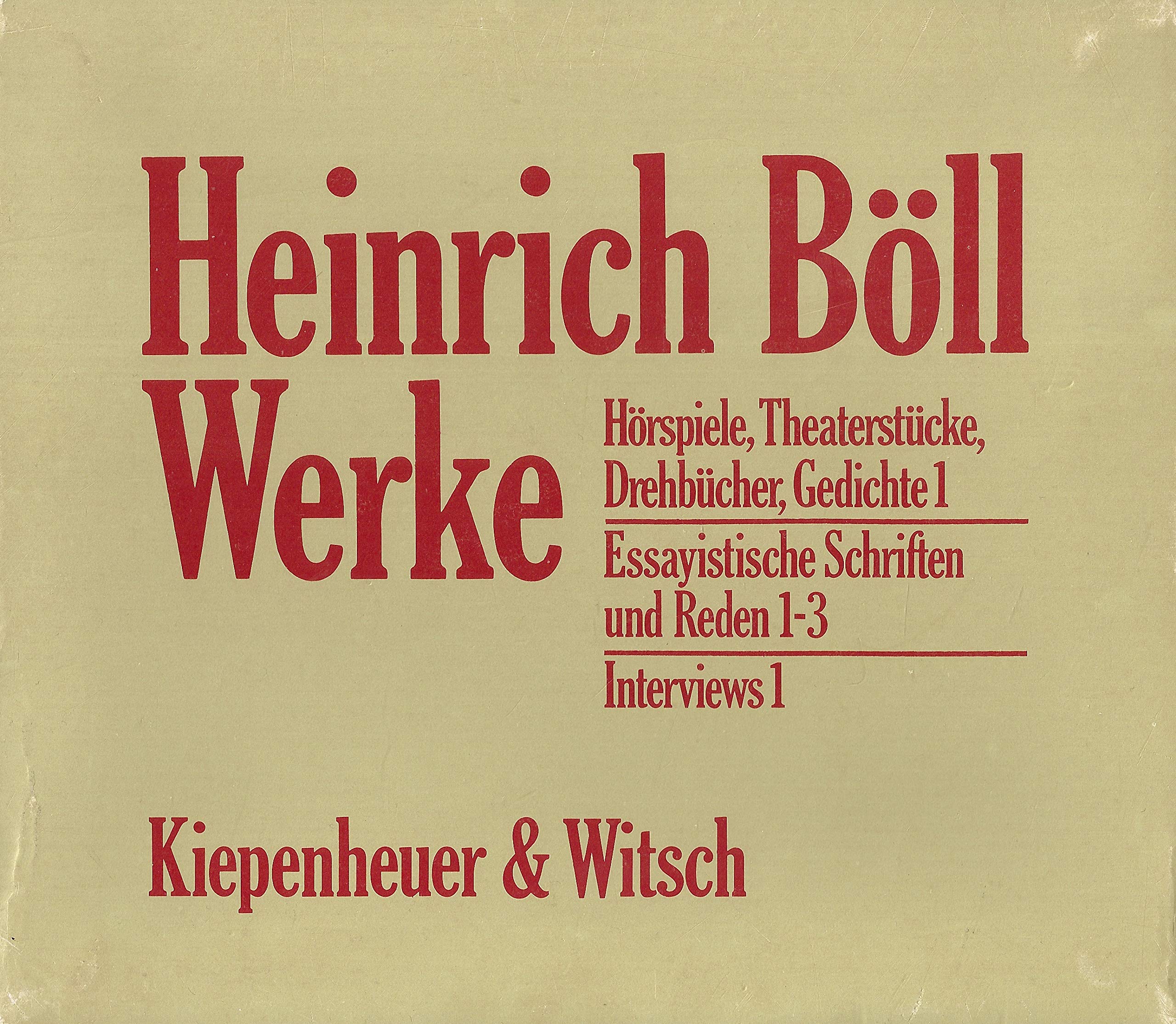 Werke. Essayistische Schriften und Reden in fünf Bänden Contemporary literature Books