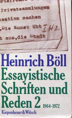 Essayistische Schriften und Reden 2: 1964-1972 Politics & History