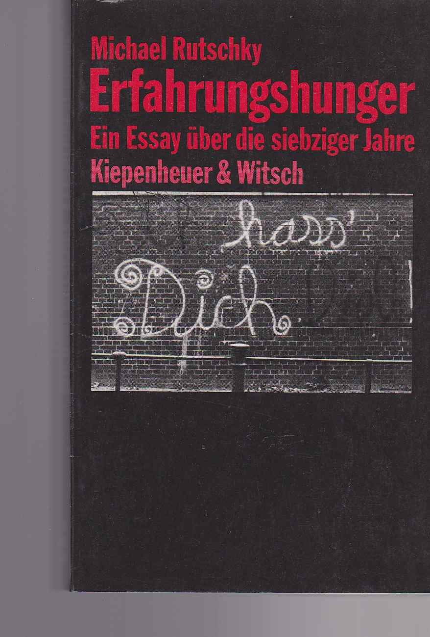 Erfahrungshunger: Ein Essay über die siebziger Jahre Social Sciences