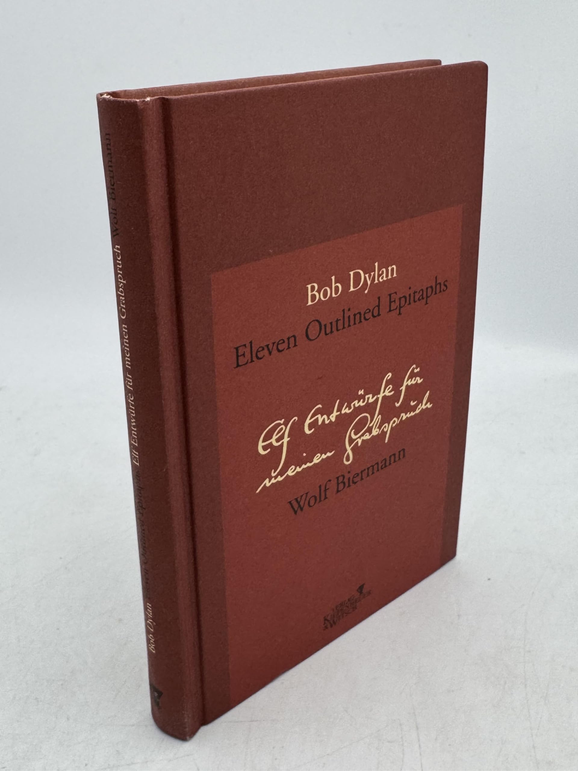 Eleven Outlined Epitaphs. Elf Entwürfe für meinen Grabspruch Poetry