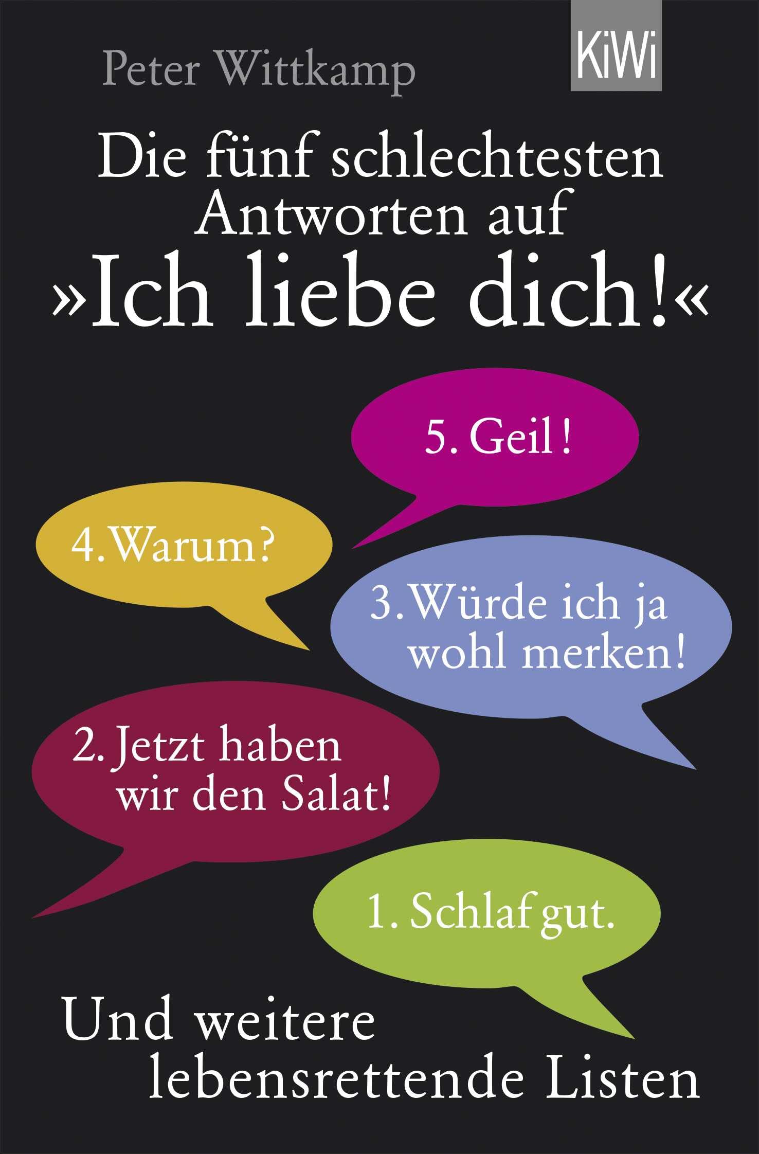 Die fünf schlechtesten Antworten auf "Ich liebe dich!" Contemporary literature