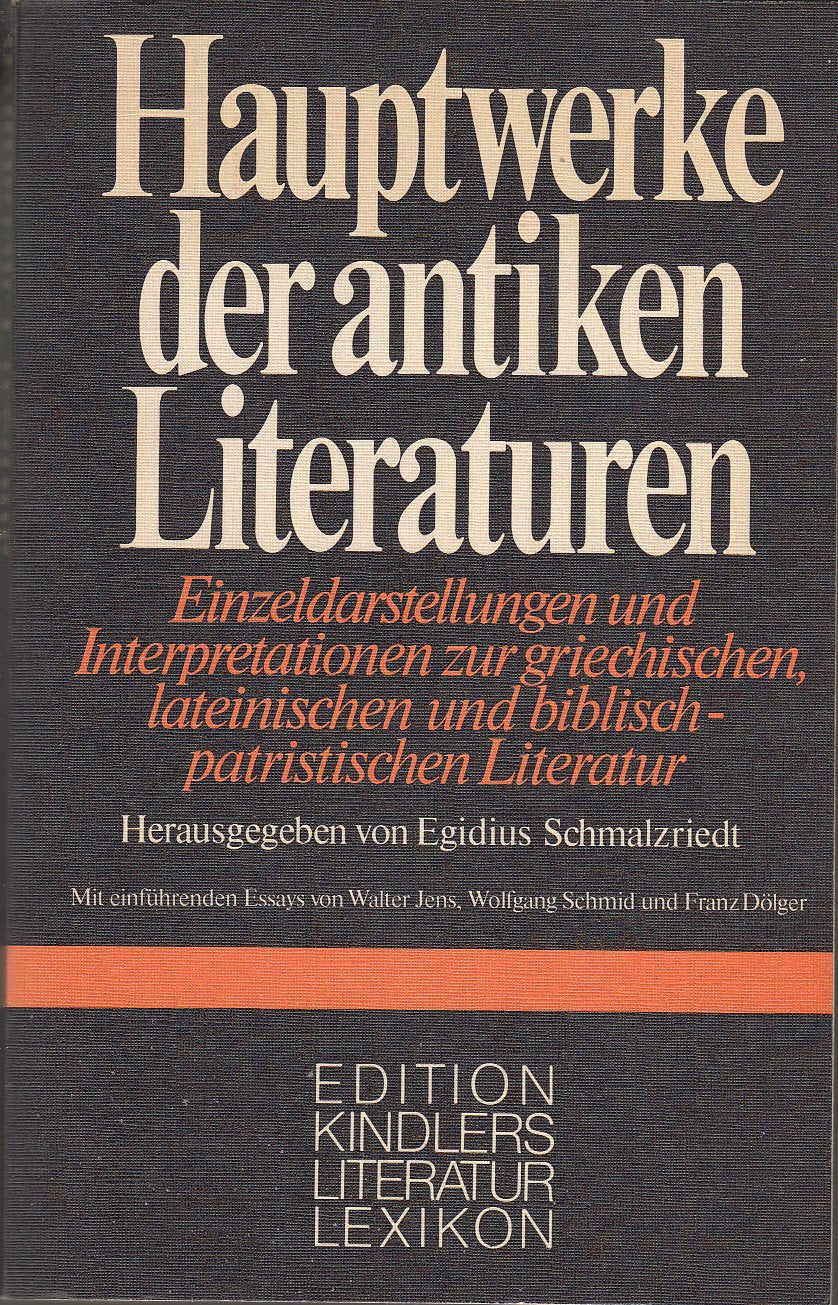 Hauptwerke der antiken Literaturen Professional & Reference Books