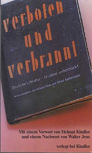 Verboten und verbrannt Contemporary literature