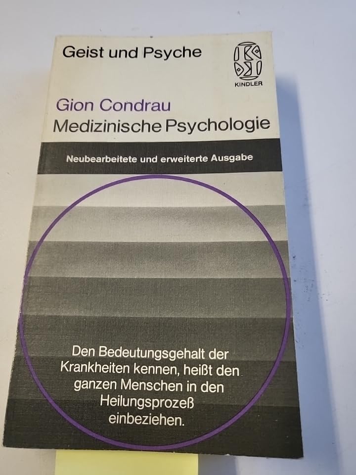 Gion Condrau: Medizinische Psychologie Books