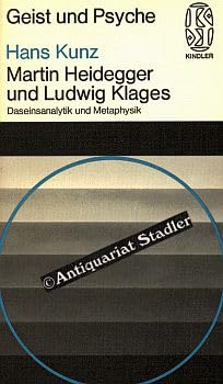 Martin Heidegger und Ludwig Klages: Daseinsanalytik und Metaphysik Books