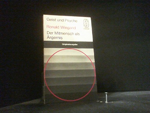 Der Mitmensch als Ärgernis Books