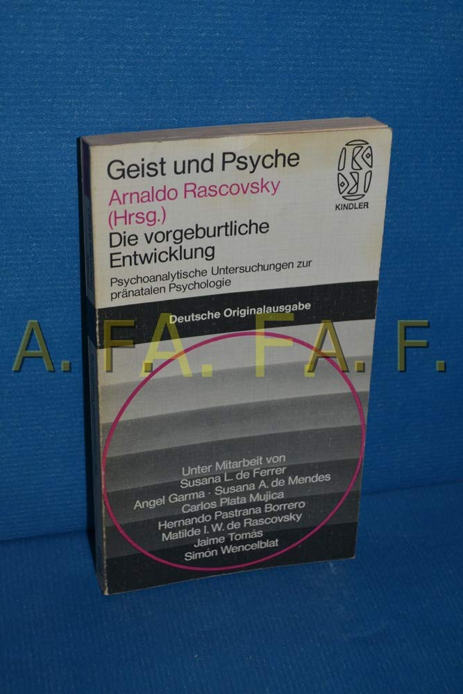 Product Image: Die vorgeburtliche Entwicklung