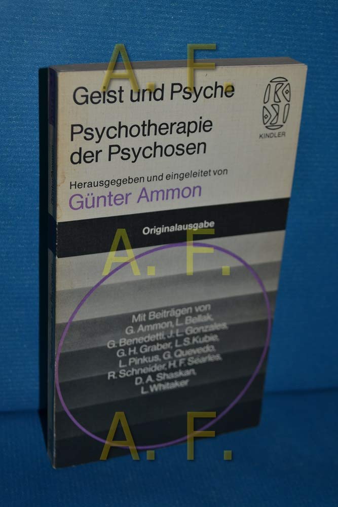 Psychotherapie der Psychosen. Psychology