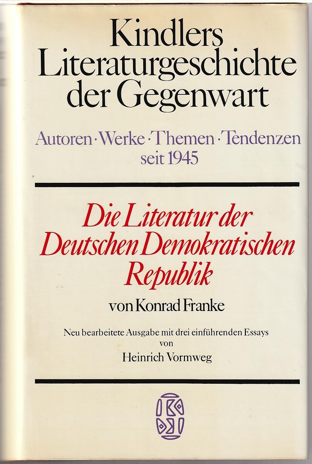 Die Literatur der Deutschen Demokratischen Republik. Books