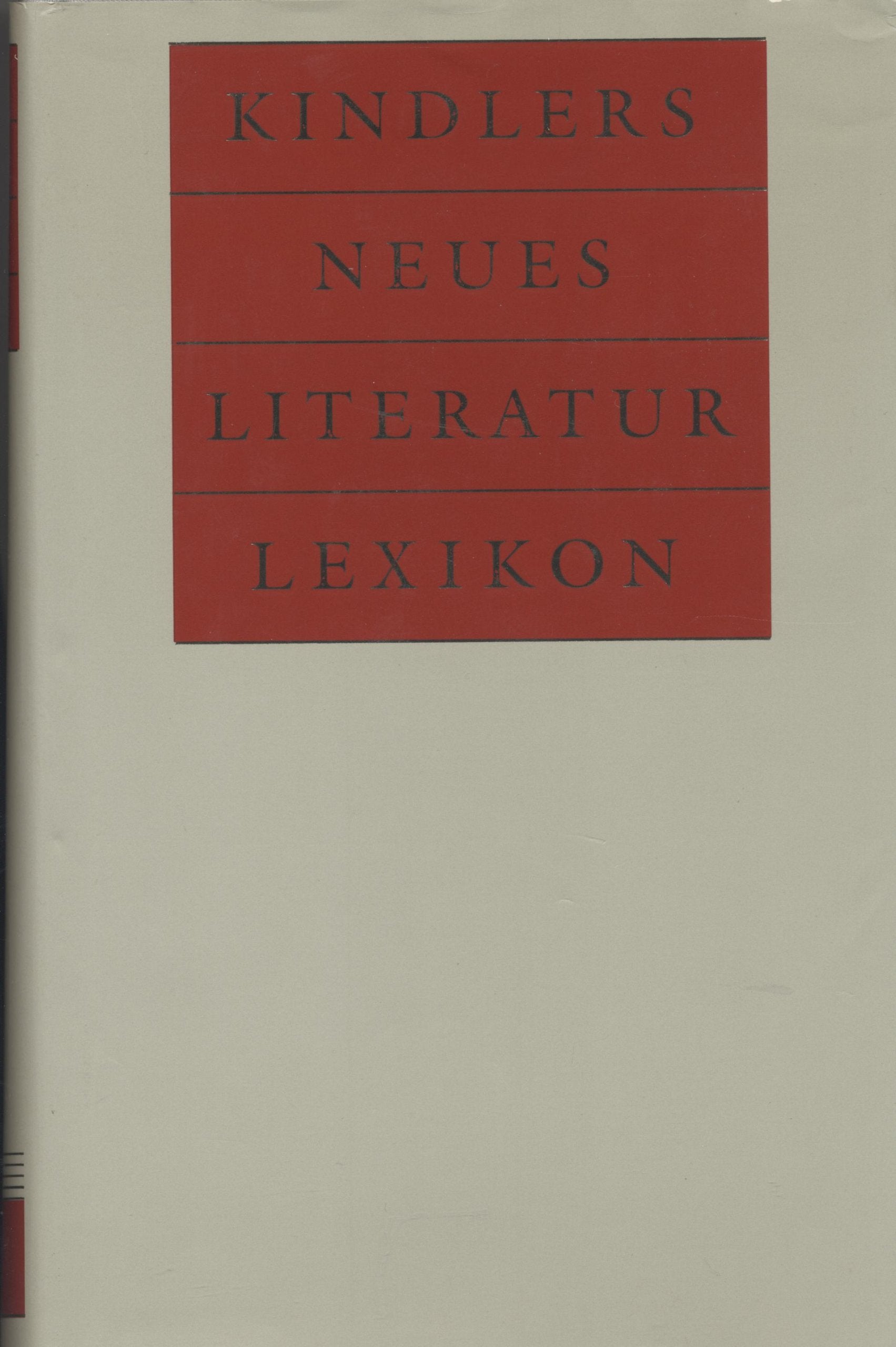 Kindlers Neues Literatur Lexikon Books