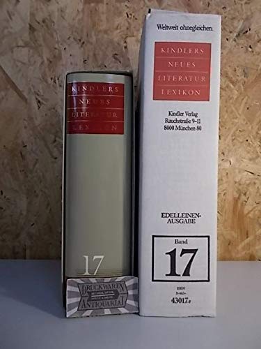 Kindlers Neues Literatur Lexikon 17 (Kindlers Literatur Lexikon, Band 17) Books