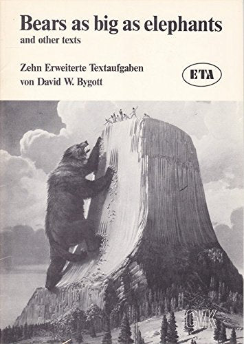 Erweiterte Textaufgaben (ETA): Bears as Big as Elephants: Schülerheft Learning & Reference