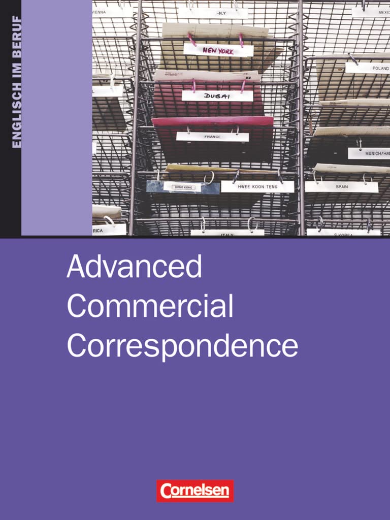 Commercial Correspondence. Advanced. Schülerbuch Study Guides