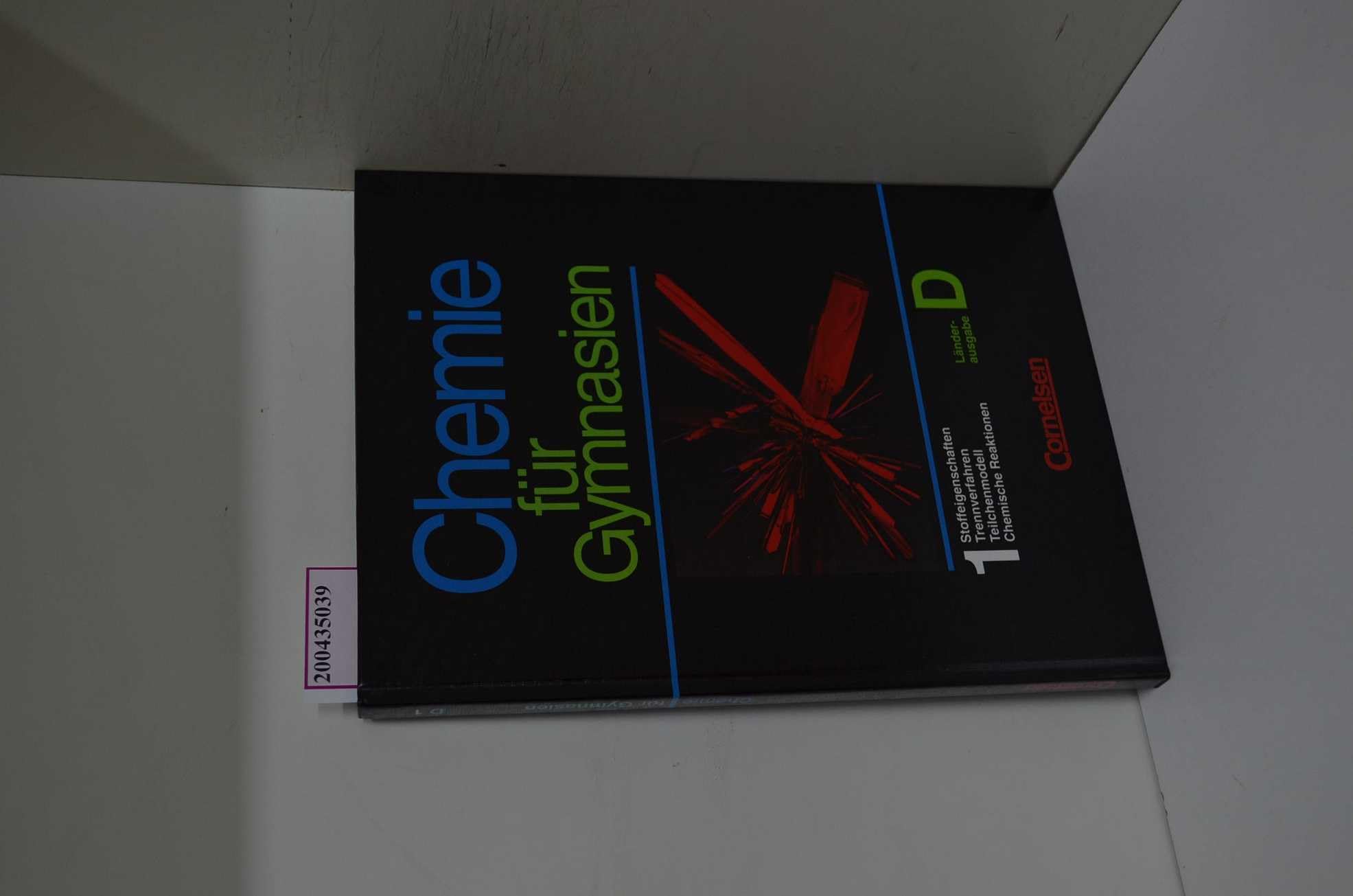 Chemie für Gymnasien, Länderausgabe D Nordrhein-Westfalen, Bd.1, Stoffeigenschaften, Trennverfahren, Teilchenmodell, Chemische Reaktionen: Schülerbuch 7. Schuljahr Study Guides