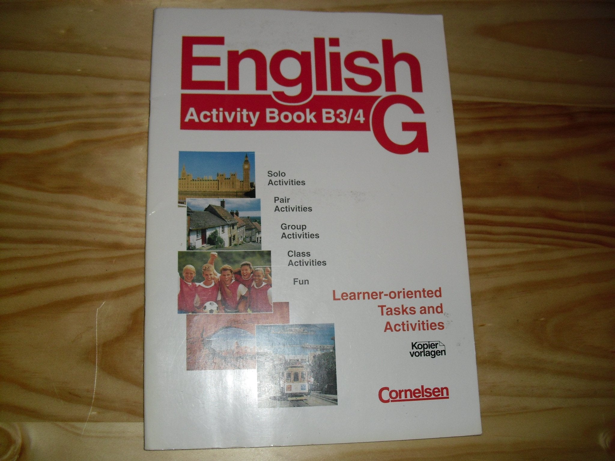 English Activity Book B3/4 G Kopiervorlagen Books