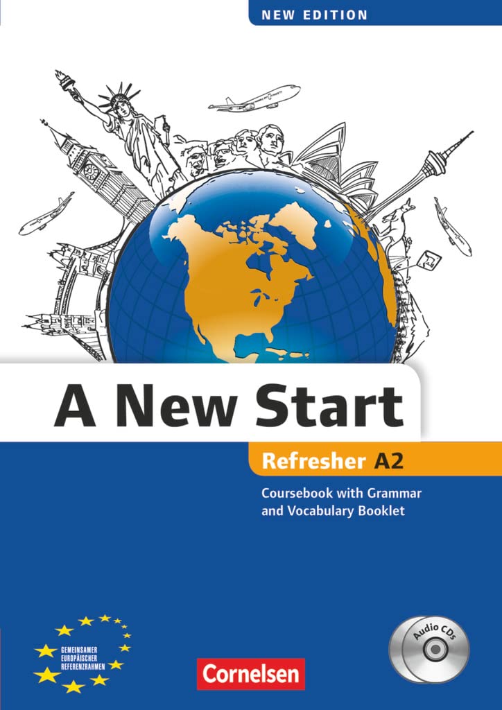 A New Start A2: Refresher. Kursbuch mit Audio CD, Grammatik- und Vokabelheft Foreign Languages ​​& Dictionaries
