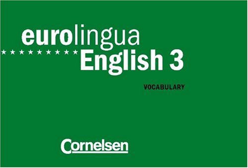 Eurolingua English 3, Vocabulary Learning & Reference