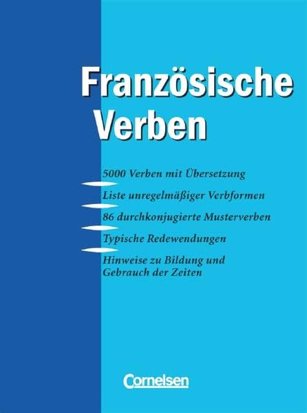 Konjugationswörterbuch - Französische Verben: Wörterbuch Learning & Reference