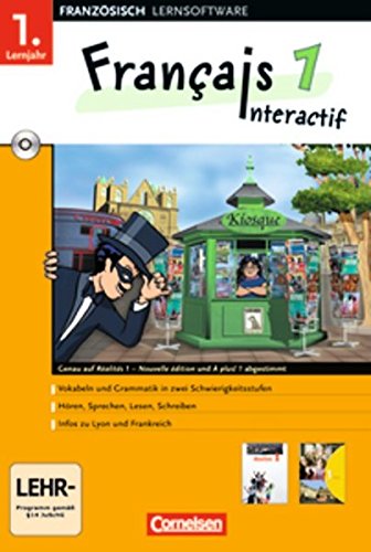 Francais 1 Interactif 1. Lernjahr. CD-ROM für Windows ab 98 Foreign Languages ​​& Dictionaries