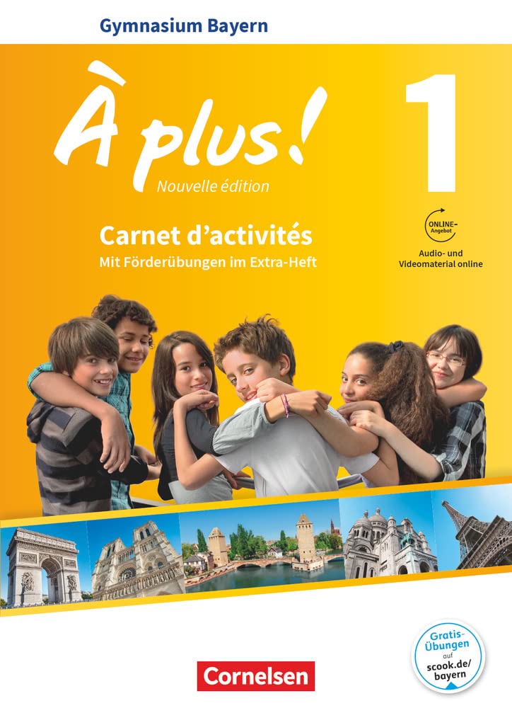 À plus! Band 1: 6. Jahrgangsstufe - Bayern - Carnet d'activités mit Audios und Videos online Foreign Languages ​​& Dictionaries