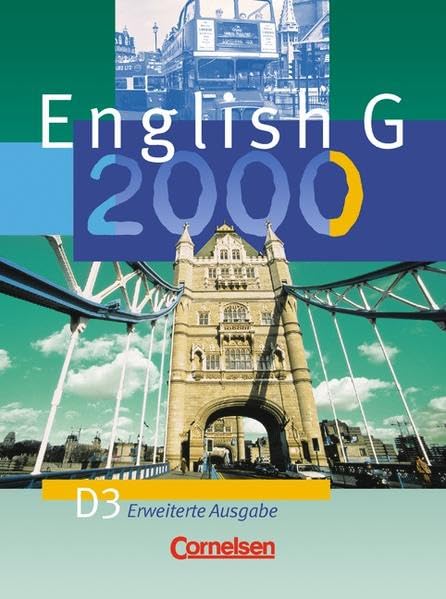 English G 2000 - Erweiterte Ausgabe D: English G 2000, Ausgabe D, Bd.3, Schülerbuch, 7. Schuljahr, Erweiterte Ausg. Foreign Languages ​​& Dictionaries