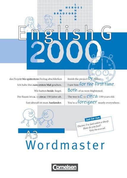 English G 2000, Ausgabe A, Wordmaster: Vokabellernbuch Foreign Languages ​​& Dictionaries