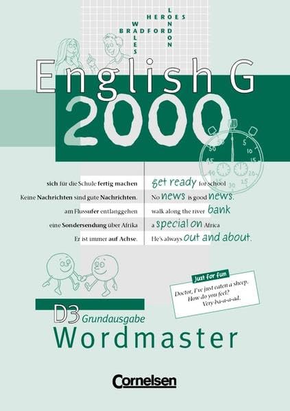 English G 2000 - Grundausgabe D: English G 2000, Ausgabe D, Wordmaster, Grundausg. Foreign Languages ​​& Dictionaries