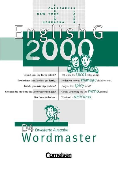 English G 2000 - Erweiterte Ausgabe D: English G 2000, Ausgabe D, Wordmaster, Erweiterte Ausg. Foreign Languages ​​& Dictionaries