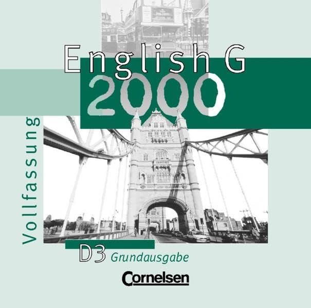 English G 2000 - Grundausgabe D: English G 2000, Ausgabe D, 3 Audio-CDs zum Schülerbuch (Vollfassung), Grundausg. Study Guides