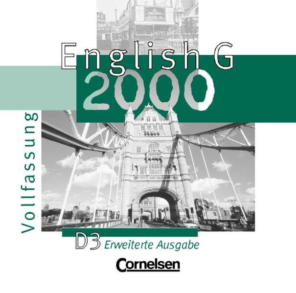 English G 2000 - Erweiterte Ausgabe D: English G 2000, Ausgabe D, 3 Audio-CDs zum Schülerbuch (Vollfassung), Erweiterte Ausg. Study Guides