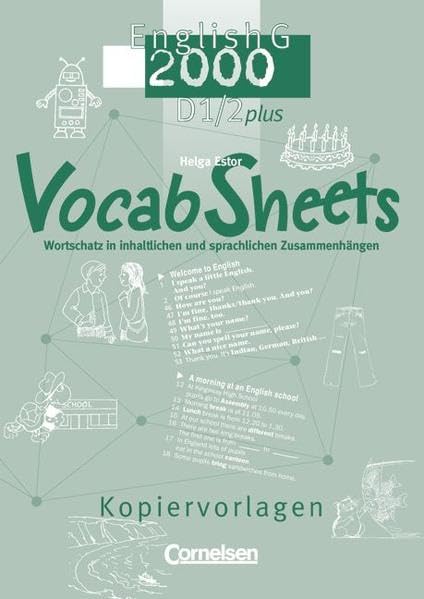 English G 2000 - Ausgabe D Plus: Band 1/2: 5./6. Schuljahr - Vocab Sheets: Kopiervorlagen Education & Training