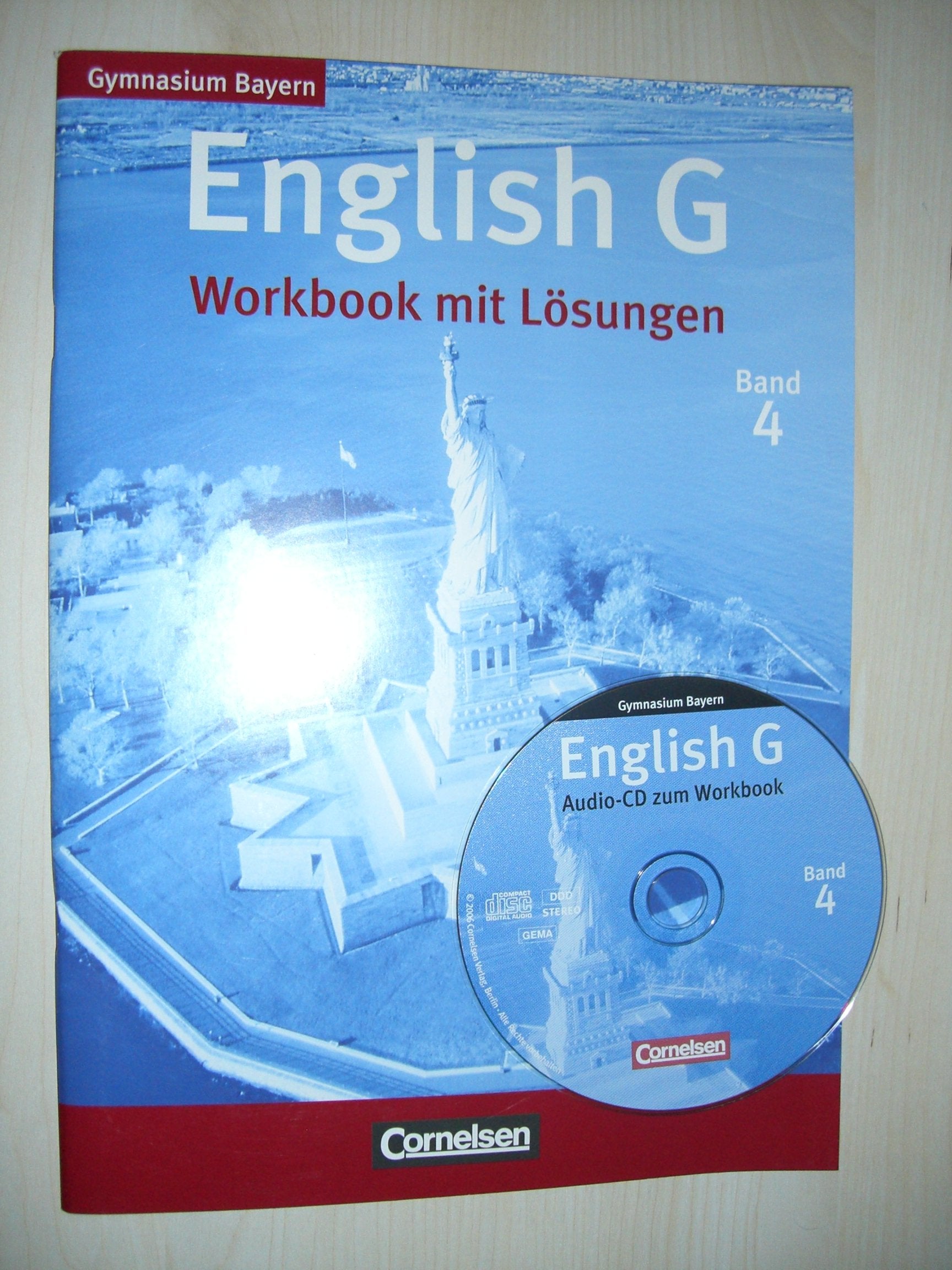 English G, Workbook mit Lösungen - Gymnasium Bayern, Band 4 mit Audio-CD Books