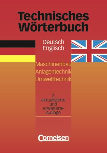 Technisches Wörterbuch - : Deutsch-Englisch: Wörterbuch Foreign Languages ​​& Dictionaries