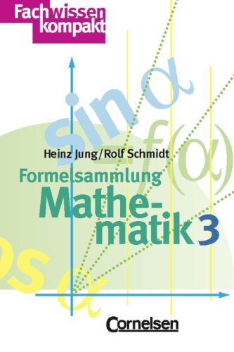 Fachwissen kompakt: Formelsammlung Mathematik, Bd.3, Trigonometrie Study Guides