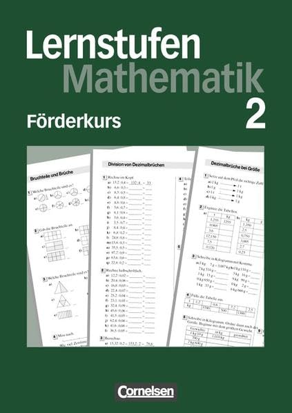 Lernstufen Mathematik 6. Förderkurs 2 Study Guides