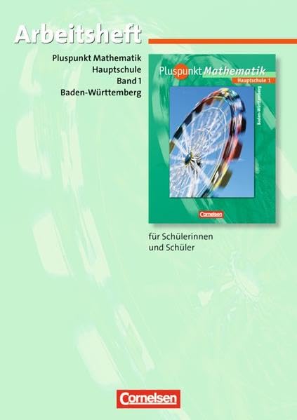 Pluspunkt Mathematik - Baden-Württemberg - Bisherige Ausgabe / Band 1 - Arbeitsheft mit eingelegten Lösungen Study Guides