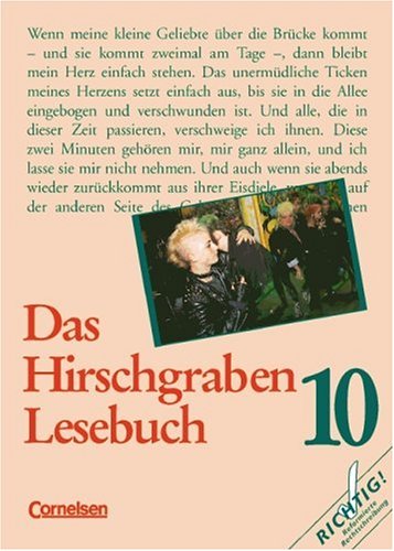 Das Hirschgraben Lesebuch, Allgemeine Ausgabe, Neu, neue Rechtschreibung, 10. Schuljahr Study Guides