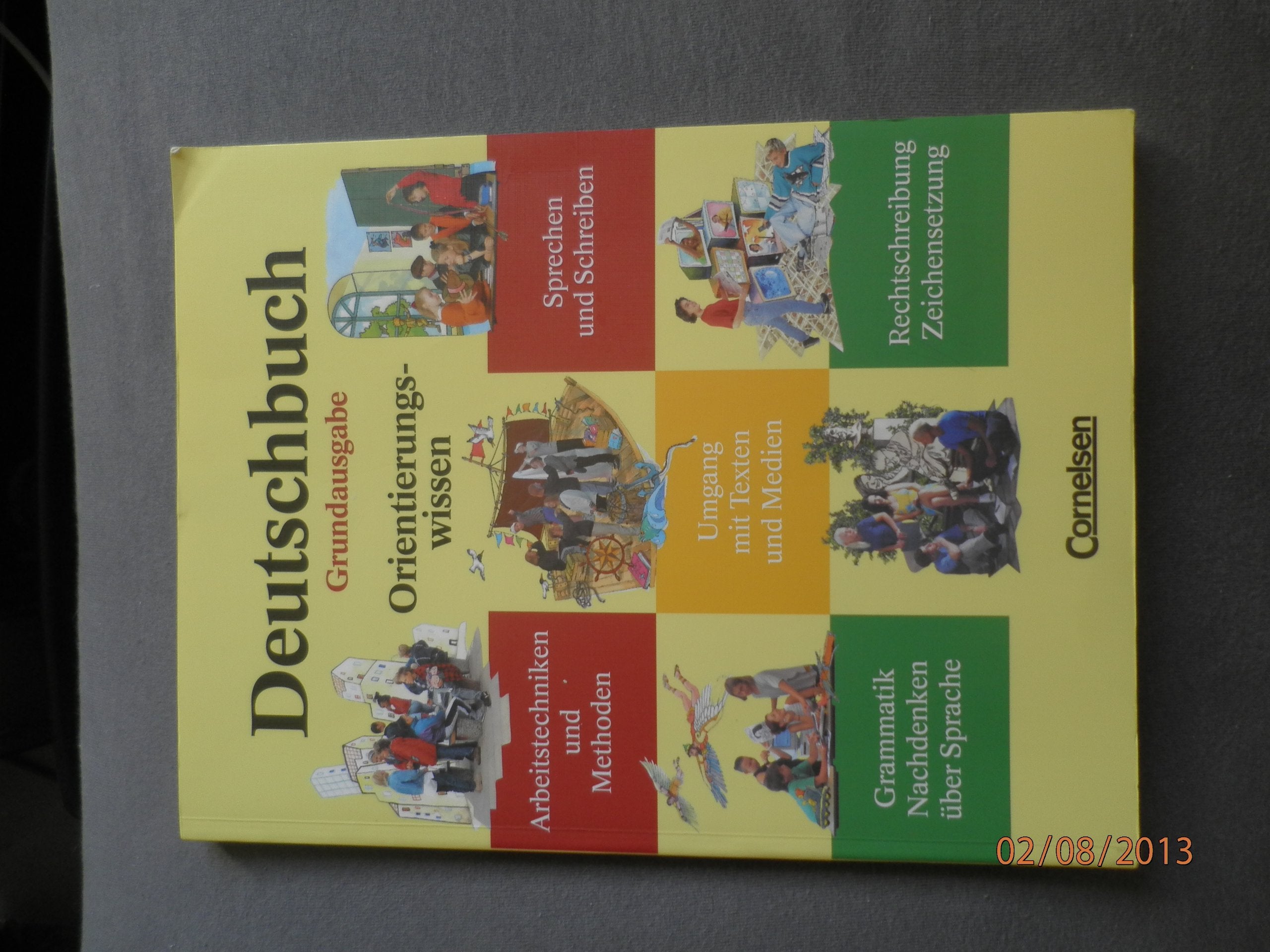 Deutschbuch - Grundausgabe: 5.-10. Schuljahr - Orientierungswissen: Schülerbuch: Sprechen und Schreiben; Umgang mit Texten und Medien; Grammatik / ... Zeichensetzung; Arbeitstechniken und Methoden Study Guides