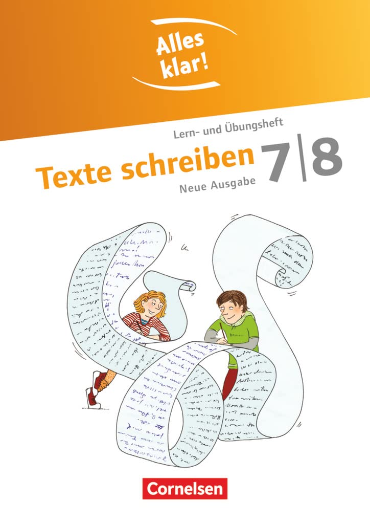 Alles klar! Deutsch 7./8. Schuljahr. Texte schreiben Study Guides