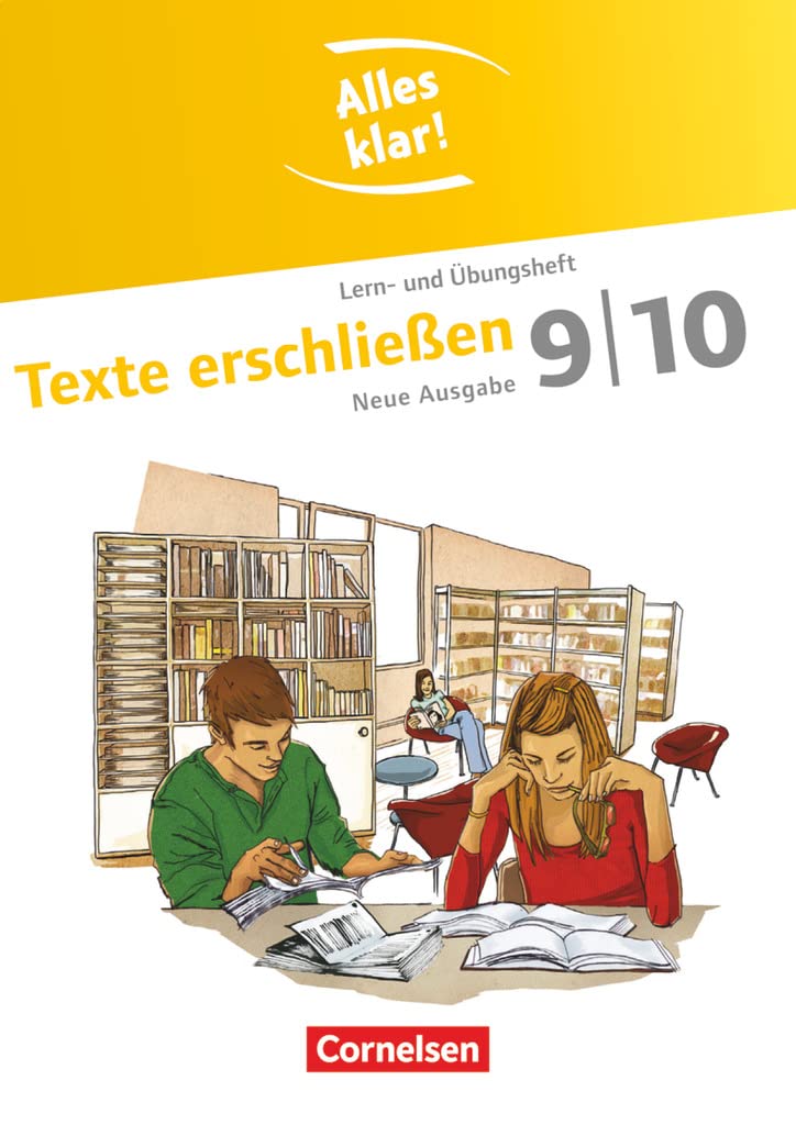 Alles klar! - Deutsch - Sekundarstufe I - 9./10. Schuljahr: Texte erschließen - Lern- und Übungsheft mit beigelegtem Lösungsheft Study Guides
