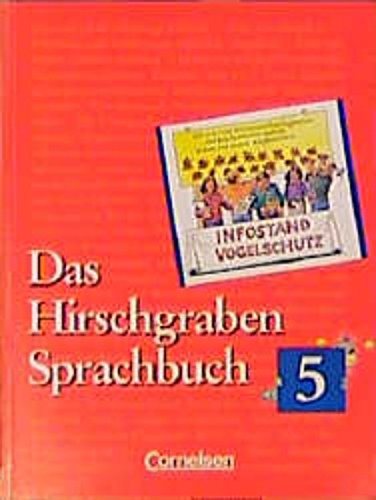 Das Hirschgraben Sprachbuch - Grundausgabe - Bisherige Ausgabe: Das Hirschgraben Sprachbuch, Grundausgabe nach bisheriger Rechtschreibung, 5. Schuljahr Books