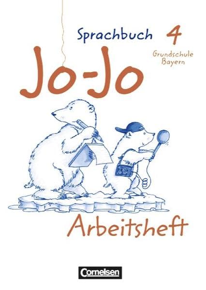 Jo-Jo Sprachbuch - Grundschule Bayern: 4. Jahrgangsstufe - Arbeitsheft in Vereinfachter Ausgangsschrift: Mit Wörterkiste als Faltsatz Study Guides