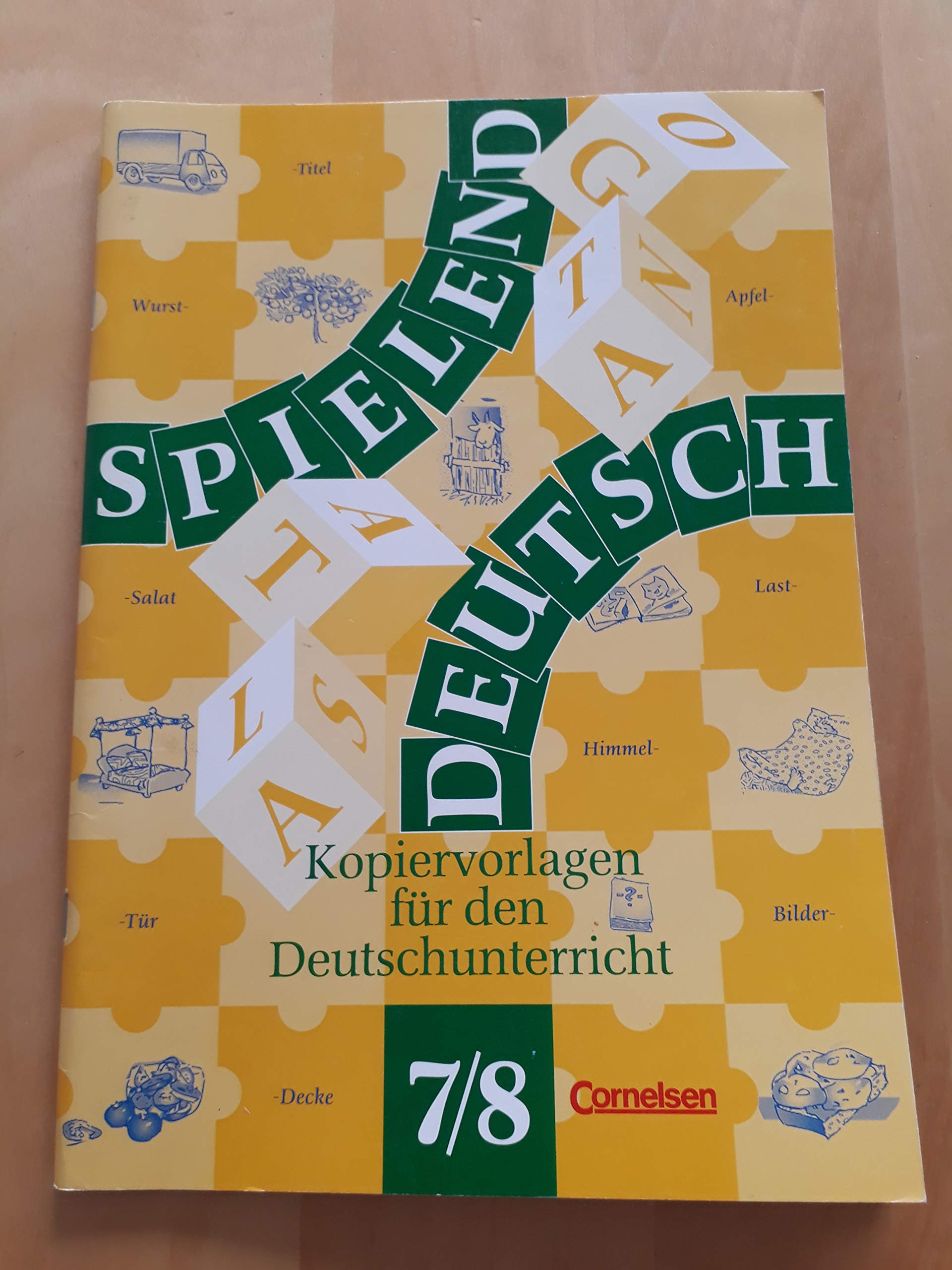 Spielend Deutsch 7/8 Kopiervorlagen für den Deutschunterricht Books