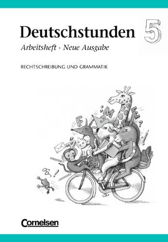 Deutschstunden, Sprachbuch, Allgemeine Ausgabe, Neue Ausgabe, neue Rechtschreibung, 5. Schuljahr: Rechtschreibung und Grammatik Study Guides