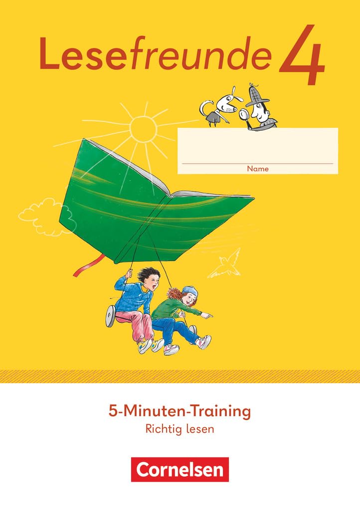 Lesefreunde 4. Schuljahr. 5-Minuten-Training "Richtig lesen". Arbeitsheft. Östliche Bundesländer und Berlin Study Guides
