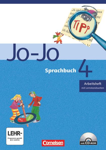 Jo-Jo Sprachbuch - Bisherige allgemeine Ausgabe. 4. Schuljahr - Arbeitsheft mit CD-ROM und Lernstandsseiten Study Guides